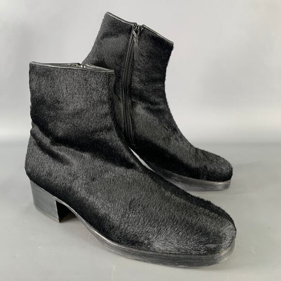 GUCCI Size 9.5 Black Leather Chelsea Boots main image 7